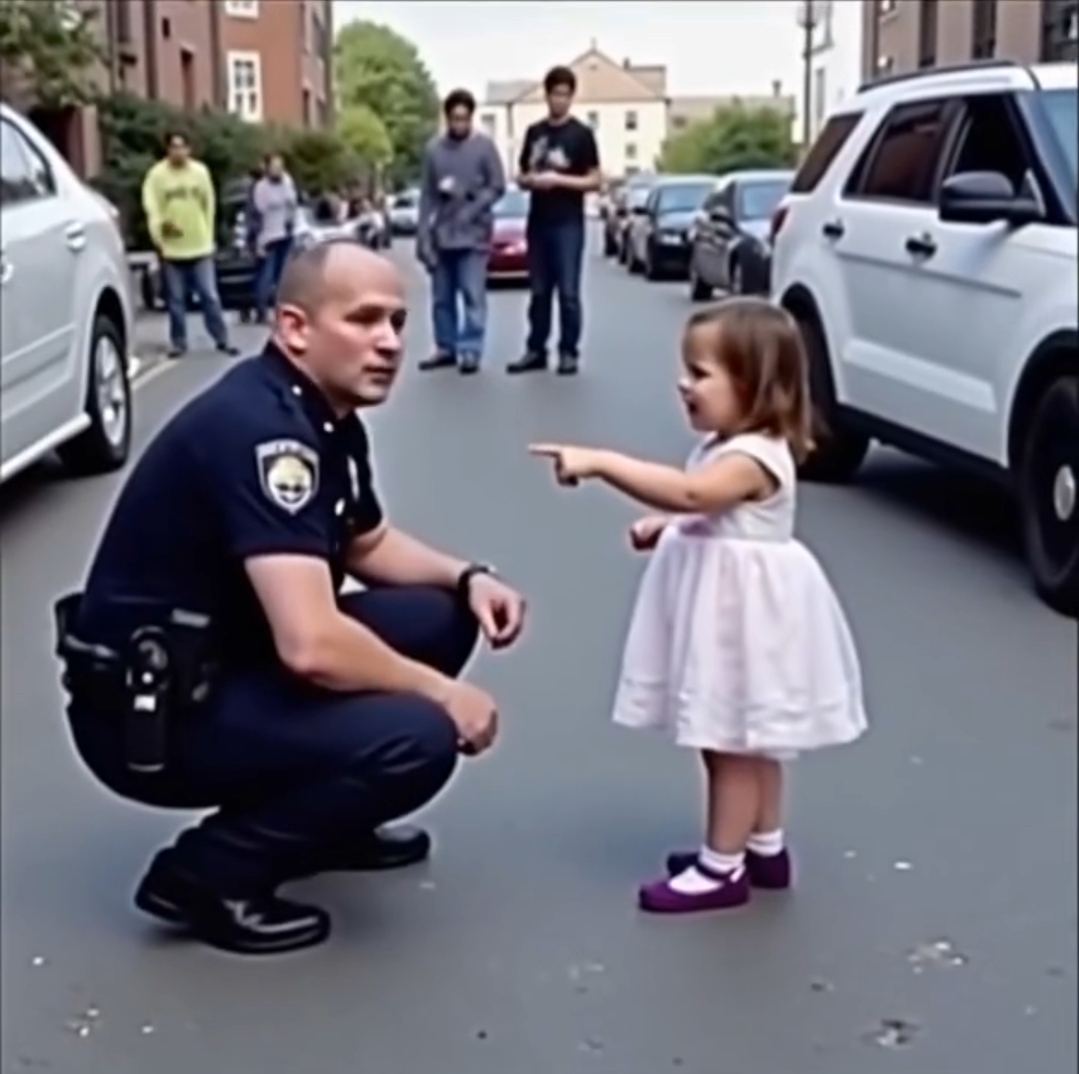 The Girl Approaches The Policeman And Says 3 Words, He Immediately Calls For Reinforcements!