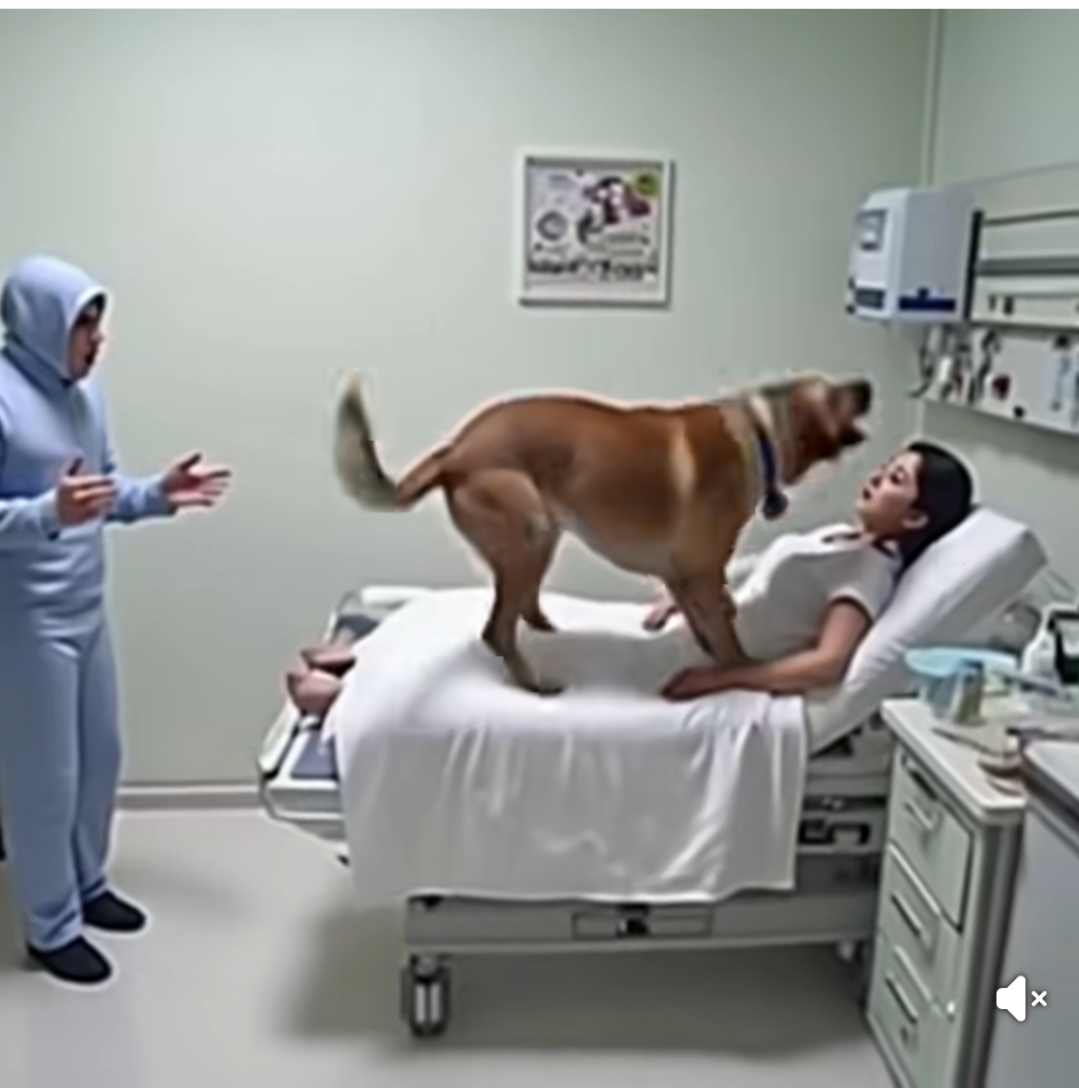 My dog stayed with me in the hospital!